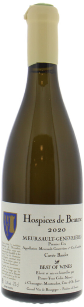 Pierre-yves Colin-morey Meursault Les Genevrieres Cuvee Baudot Hospices De Beaune 1er Cru, 2020