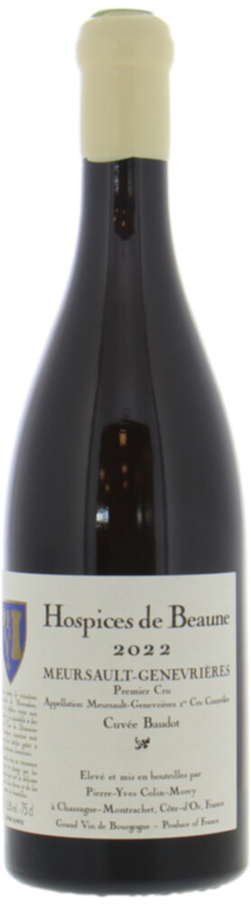 Pierre Yves Colin Morey Meursault Les Genevrieres Cuvee Baudot Hospices De Beaune 1er Cru, 2022
