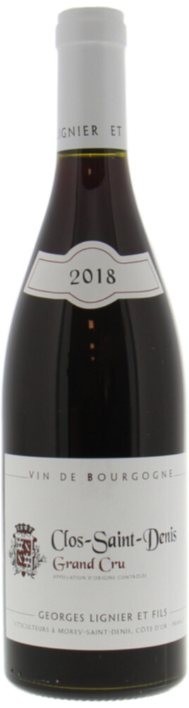 Georges Lignier Clos Saint Denis Grand Cru, 2018