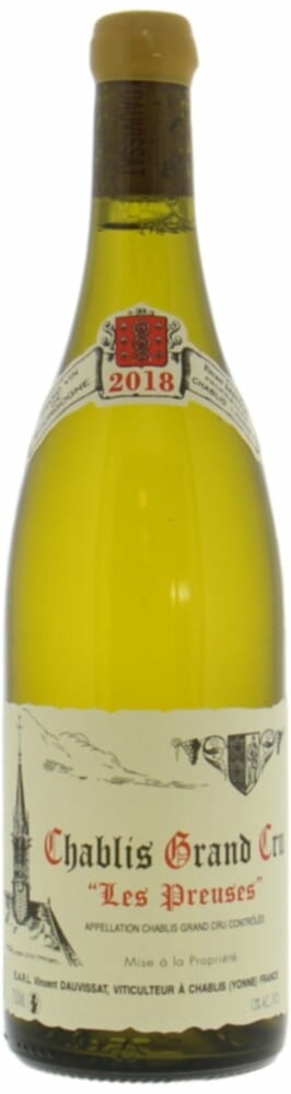Vincent Dauvissat Chablis Les Preuses Grand Cru, 2018