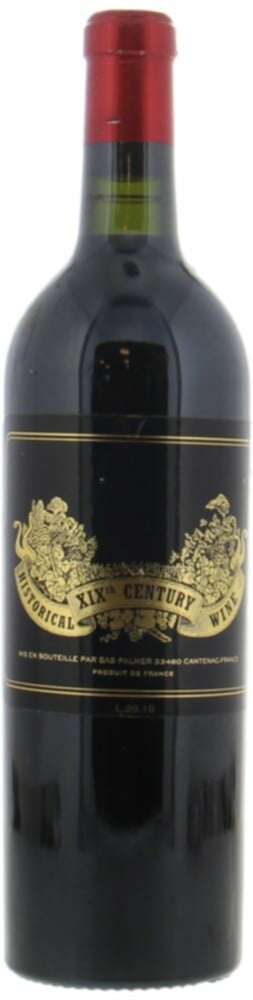 Chateau Palmer Palmer Historical Xixth Century Wine L.20.20, 2020