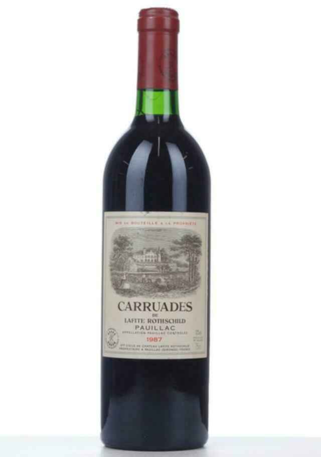 Chateau Lafite Rothschild Carruades De Lafite Rothschild 1987