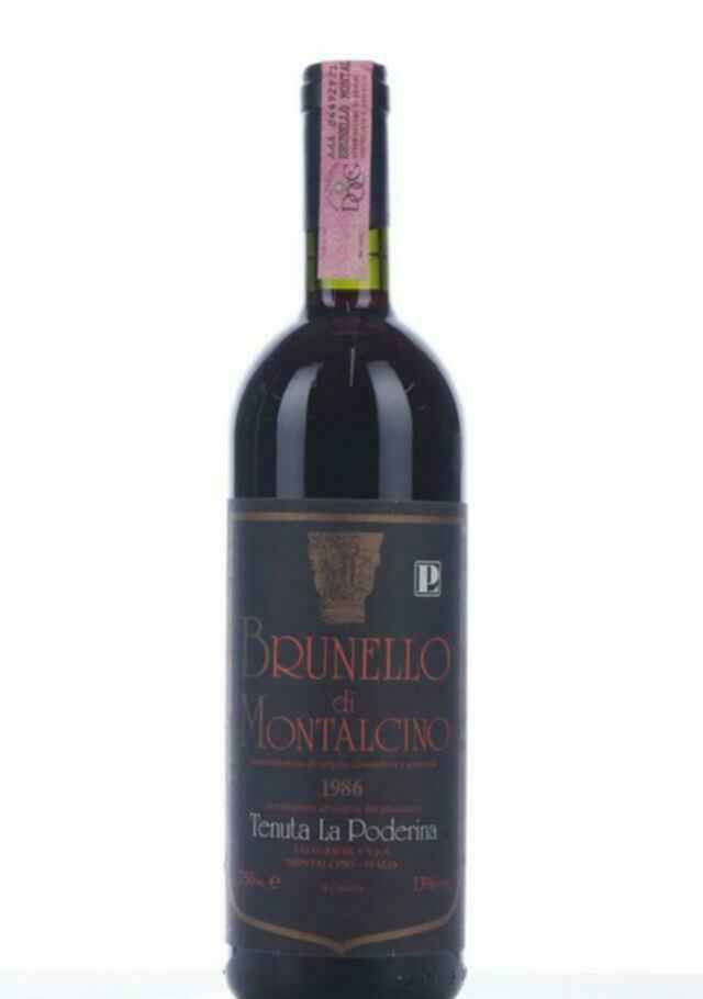 La Poderina Brunello Di Montalcino 1986