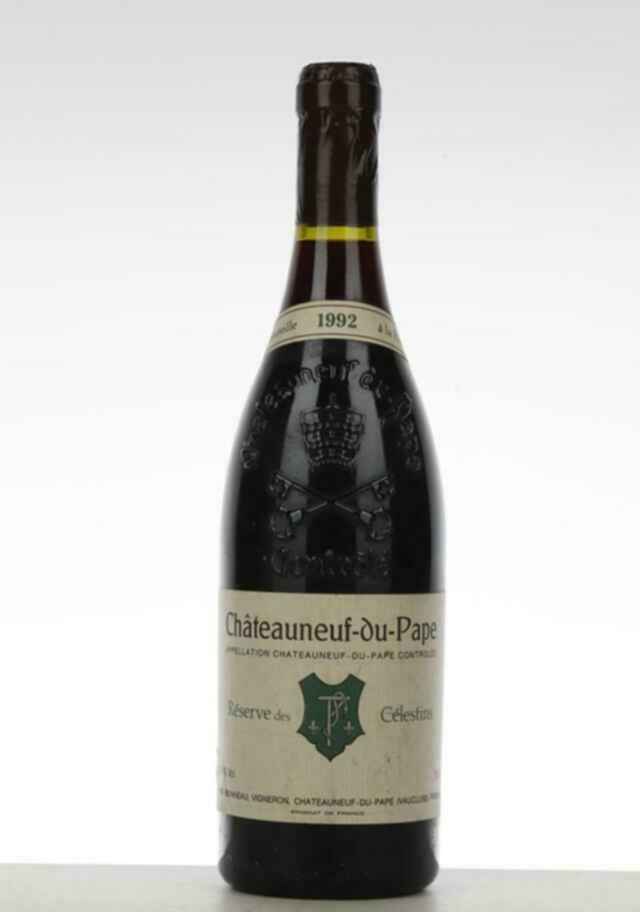 Henri Bonneau Chateauneuf Du Pape Reserve Des Celestins 1992