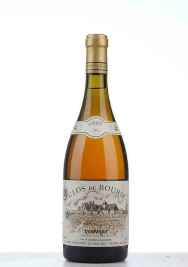 Huet Clos du Bourg  Vouvray  Sec 1993