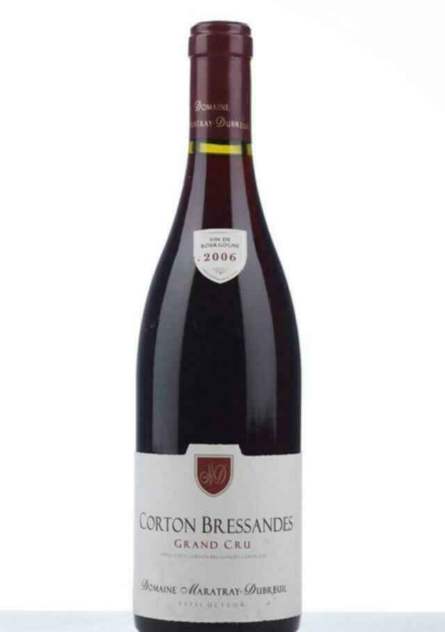 Maratray Dubreuil Corton Bressandes Grand Cru 2006