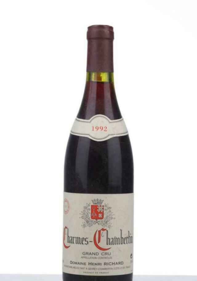 Henri Richard Charmes Chambertin Grand Cru 1992