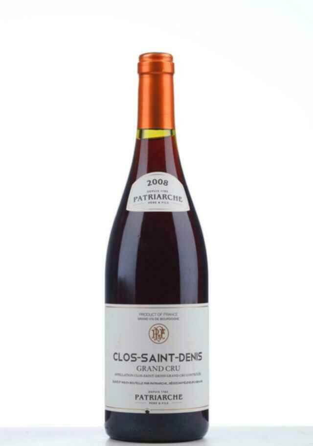 Patriarche Clos St Denis Grand Cru 2008