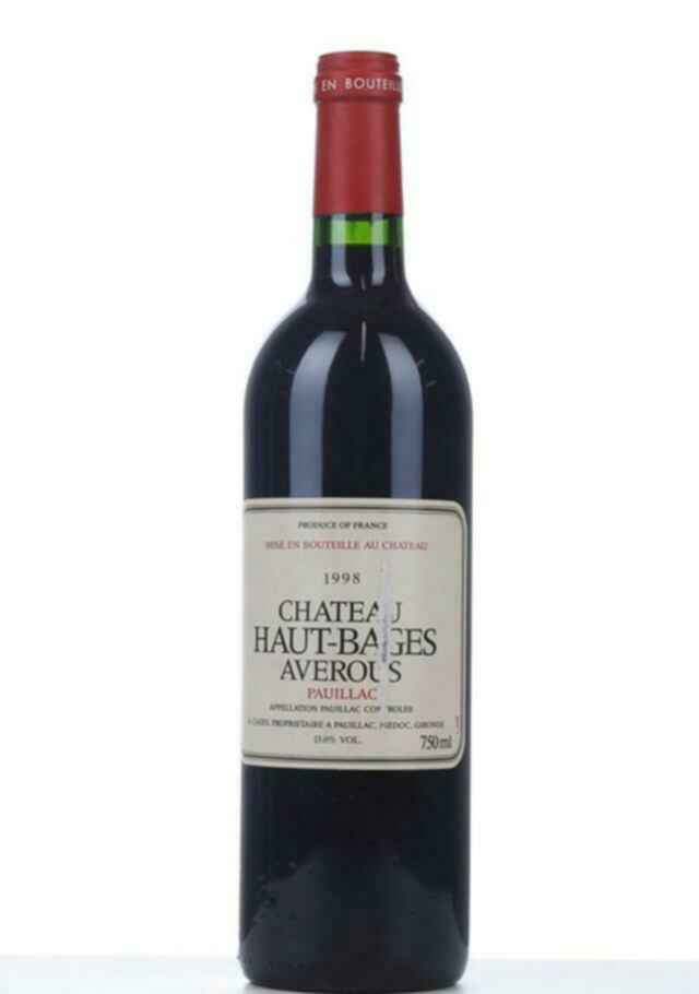 Chateau Lynch Bages Haut Bages Averous 1998