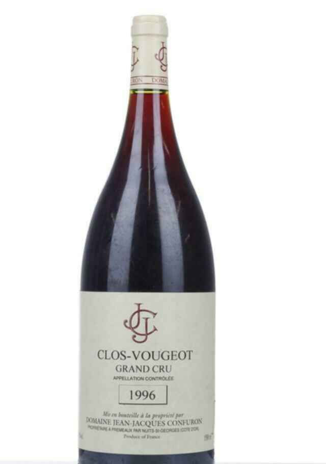 Jean Jacques Confuron Clos De Vougeot Grand Cru 1996