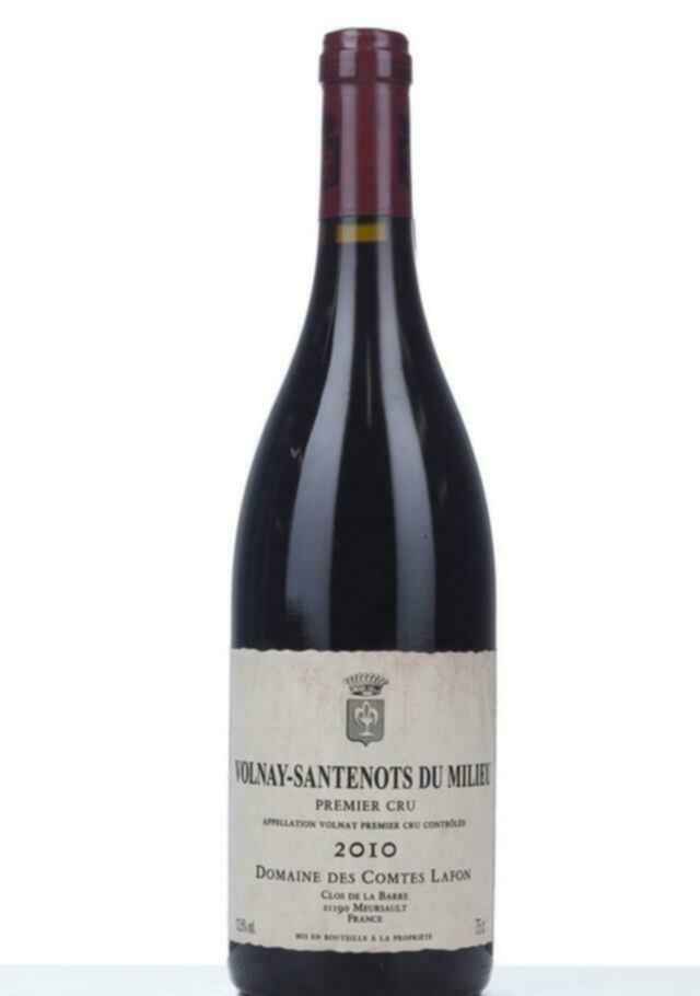 Des Comtes Lafon Volnay Santenots Du Milieu 1er Cru 2010