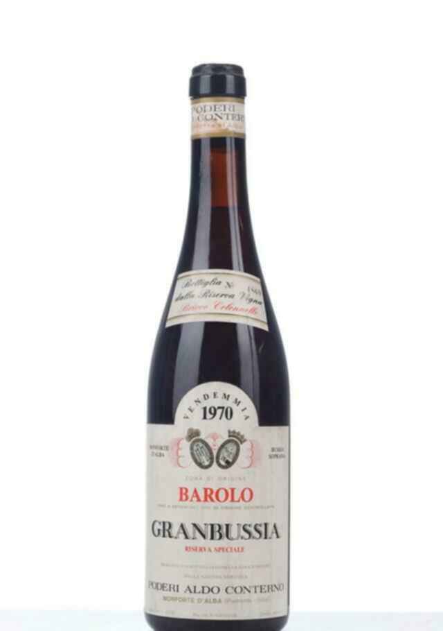 Aldo Conterno Barolo Riserva Speciale Granbussia Bricco Colonnello 1970