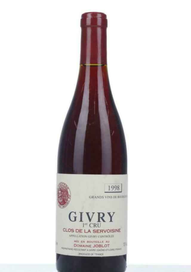 Joblot Givry Clos De La Servoisine 1er Cru 1998