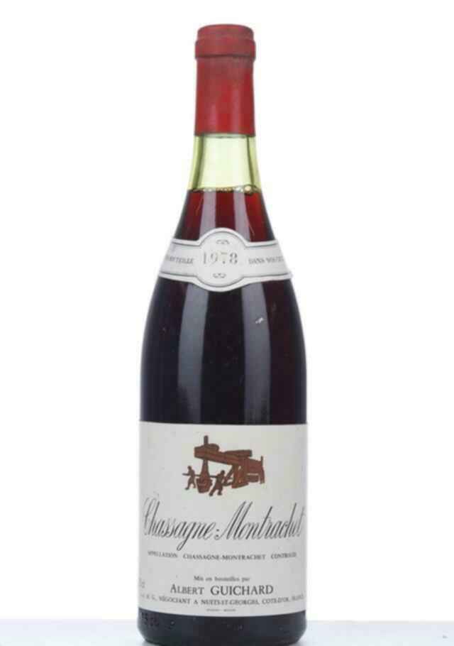 Albert Guichard Chassagne Montrachet Rouge 1978