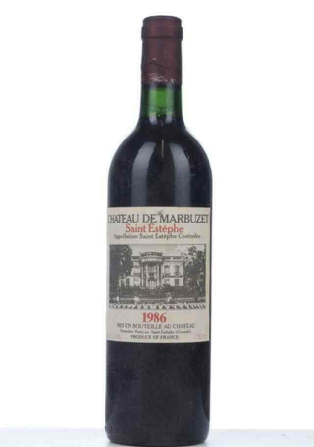 Chateau De Marbuzet 1986
