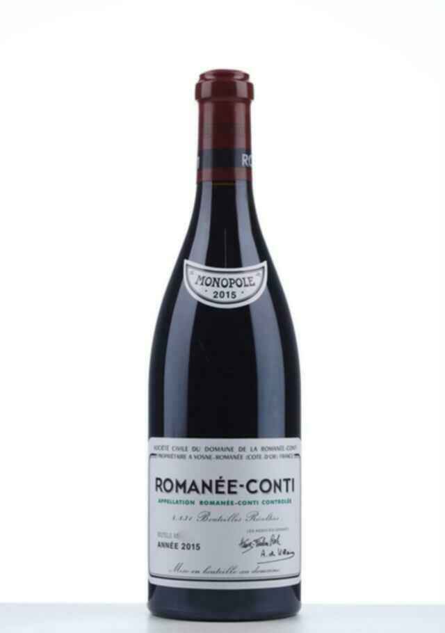 De La Romanee Conti Romanee Conti Grand Cru 2015