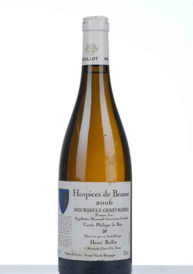 Henri Boillot Hospices De Beaune Meursault Genevrieres Cuvee Philippe Le Bon 2006