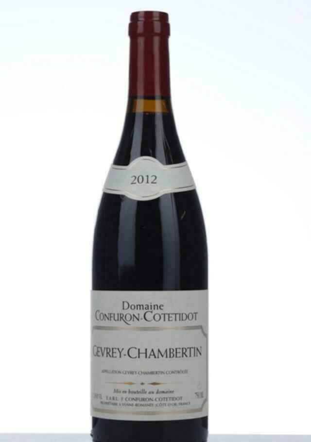 Confuron Cotetidot Gevrey Chambertin 2012