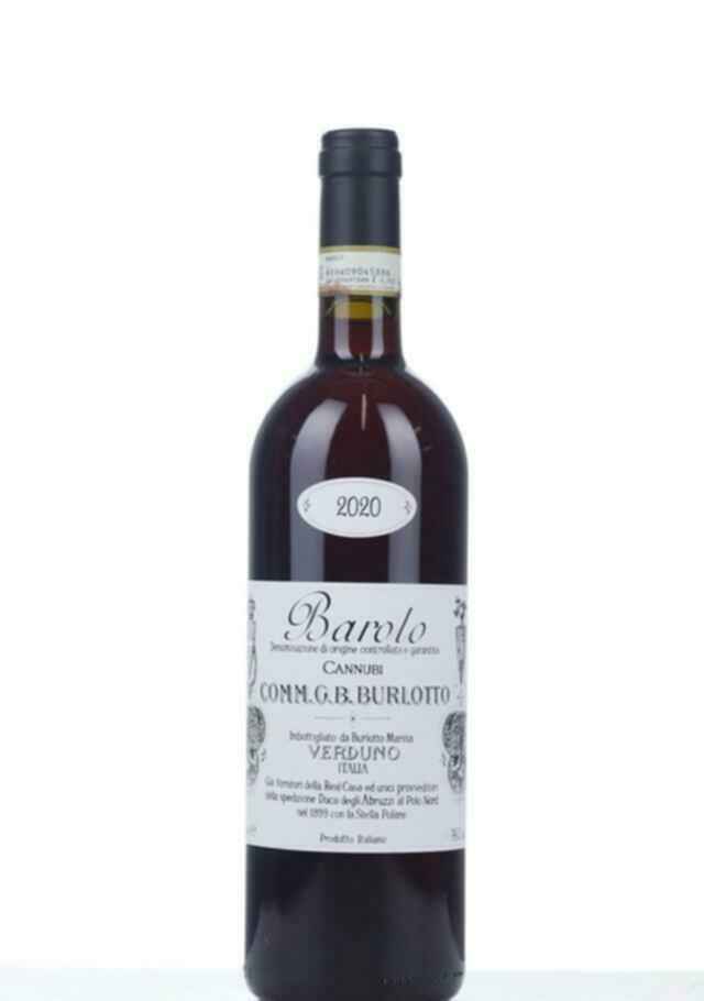 Comm. G.b. Burlotto Barolo Cannubi 2020