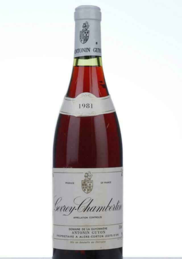 Antonin Guyon Gevrey Chambertin 1981