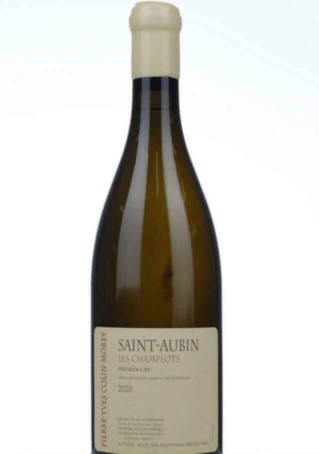 Pierre Yves Colin Morey Saint Aubin 1er Cru Les Champlots Blanc 2020