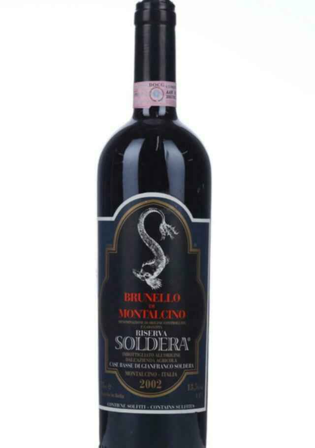 Soldera Brunello Di Montalcino  Riserva 2002