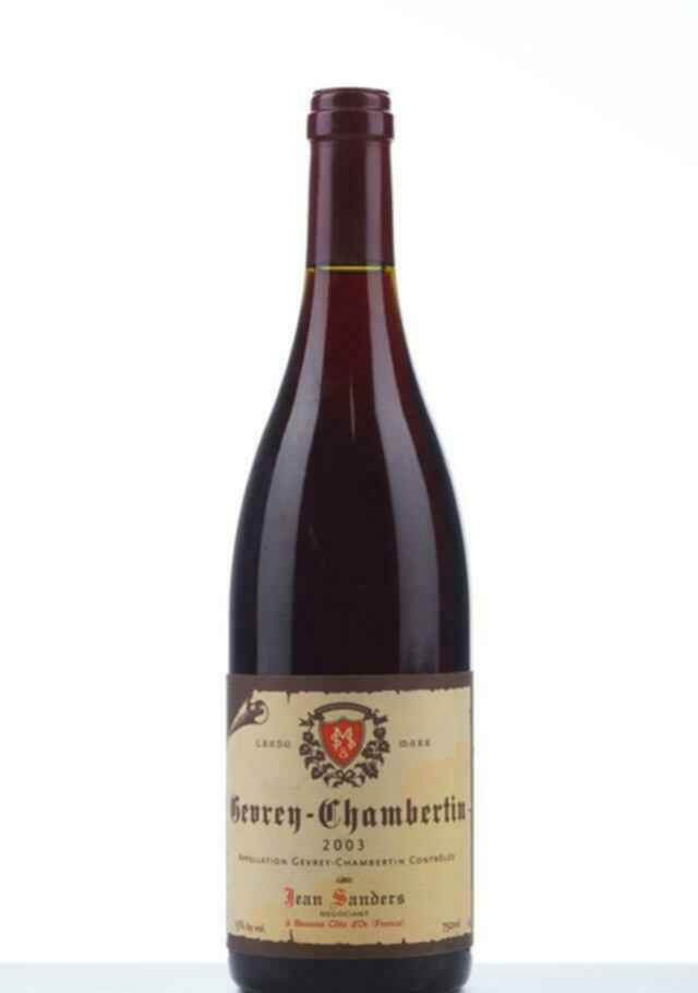Jean Sanders Gevrey Chambertin 2003