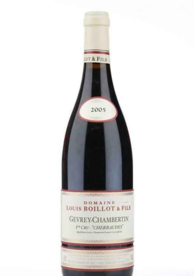 Louis Boillot Gevrey Chambertin Les Cherbaudes 1er Cru 2005