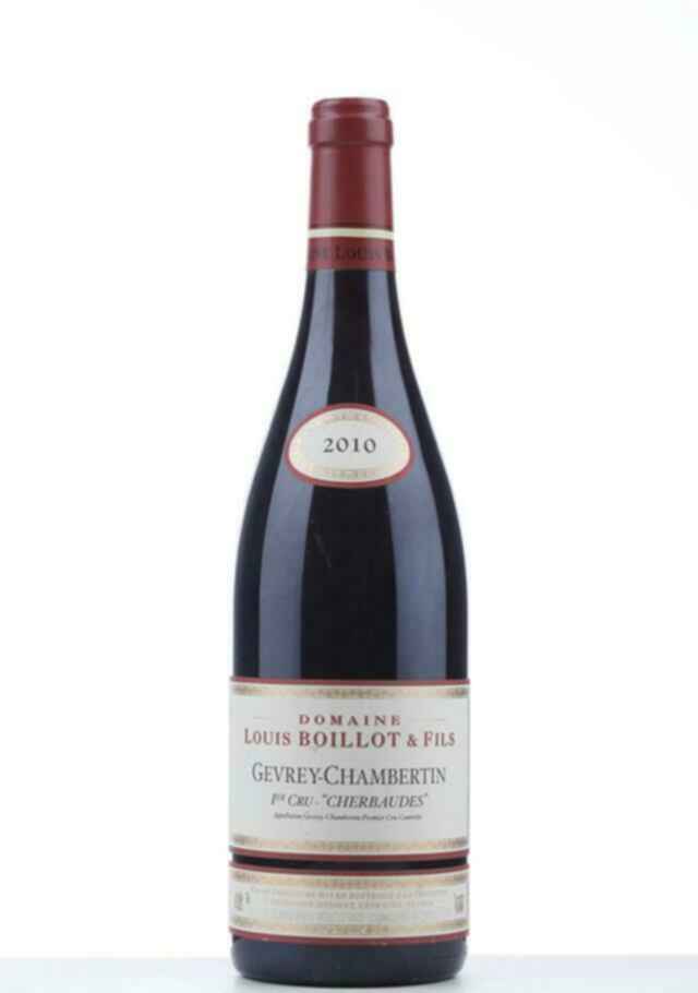 Louis Boillot Gevrey Chambertin Les Cherbaudes 1er Cru 2010