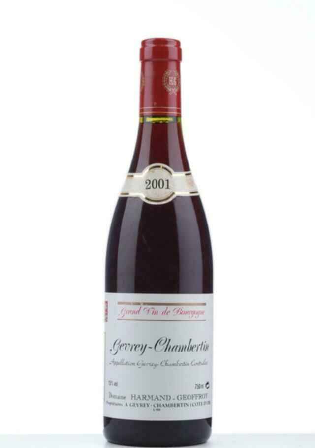 Harmand Geoffroy Gevrey Chambertin 2001
