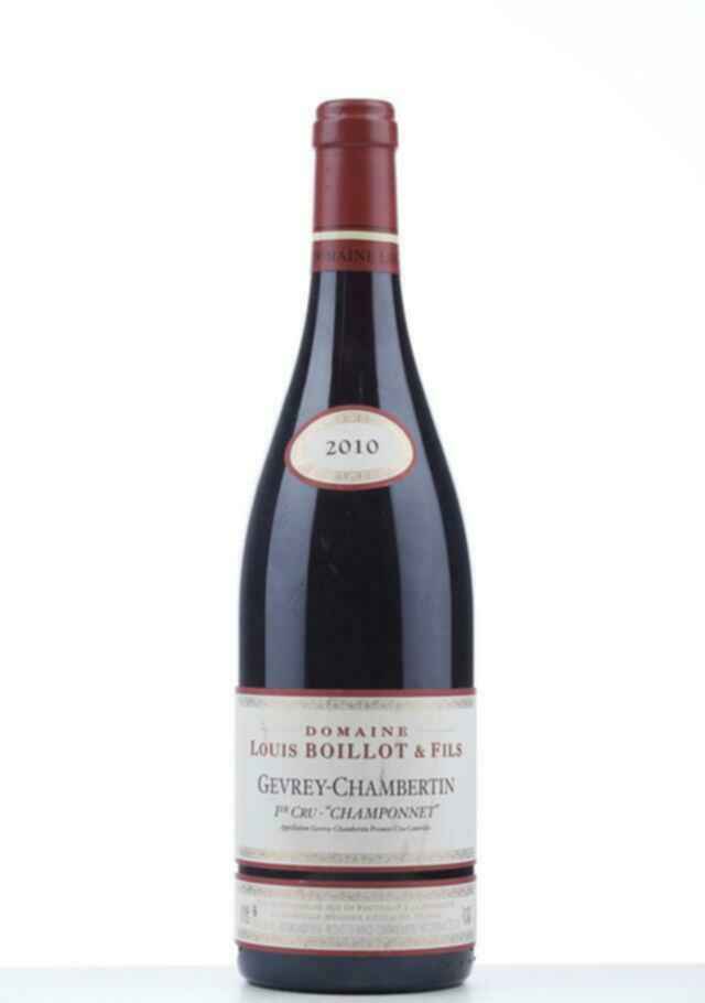 Louis Boillot Gevrey Chambertin Les Champonnet 1er Cru 2010