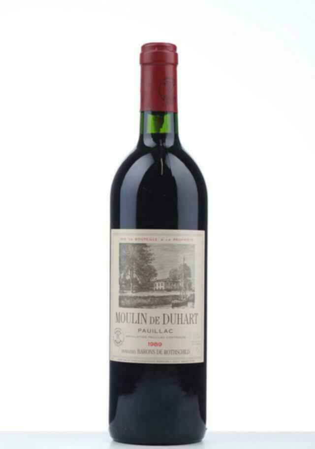 Chateau Duhart Milon Rothschild Moulin De Duhart 1989