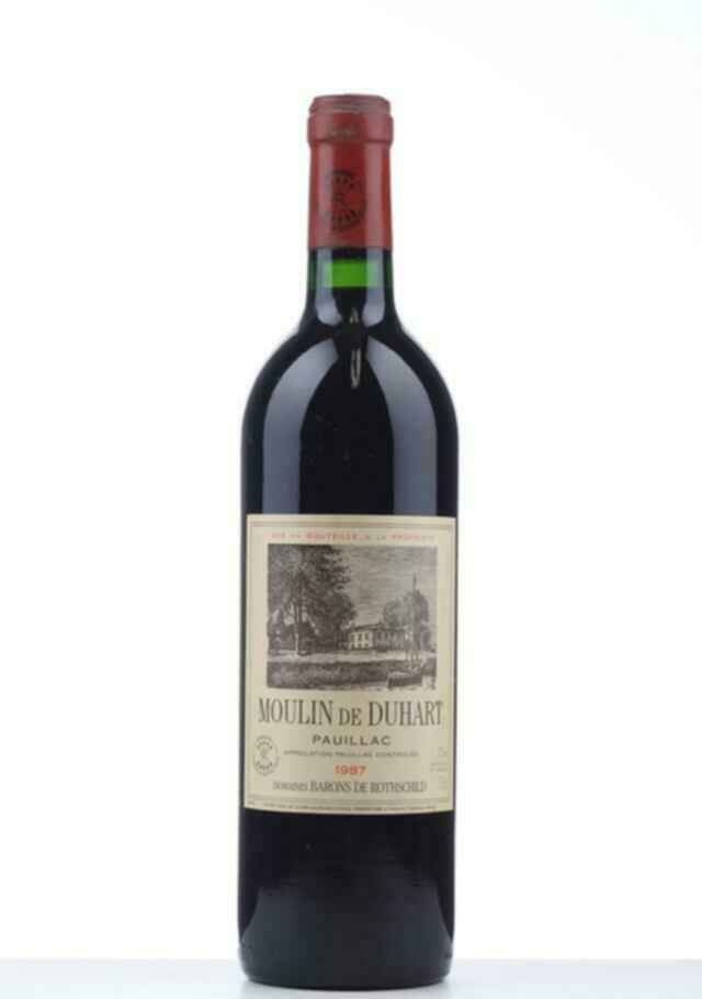 Chateau Duhart Milon Rothschild Moulin De Duhart 1987