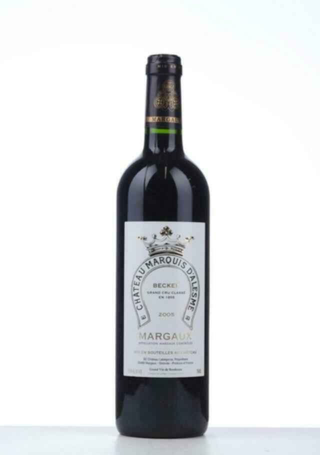 Chateau Marquis D'alesme Becker 2005