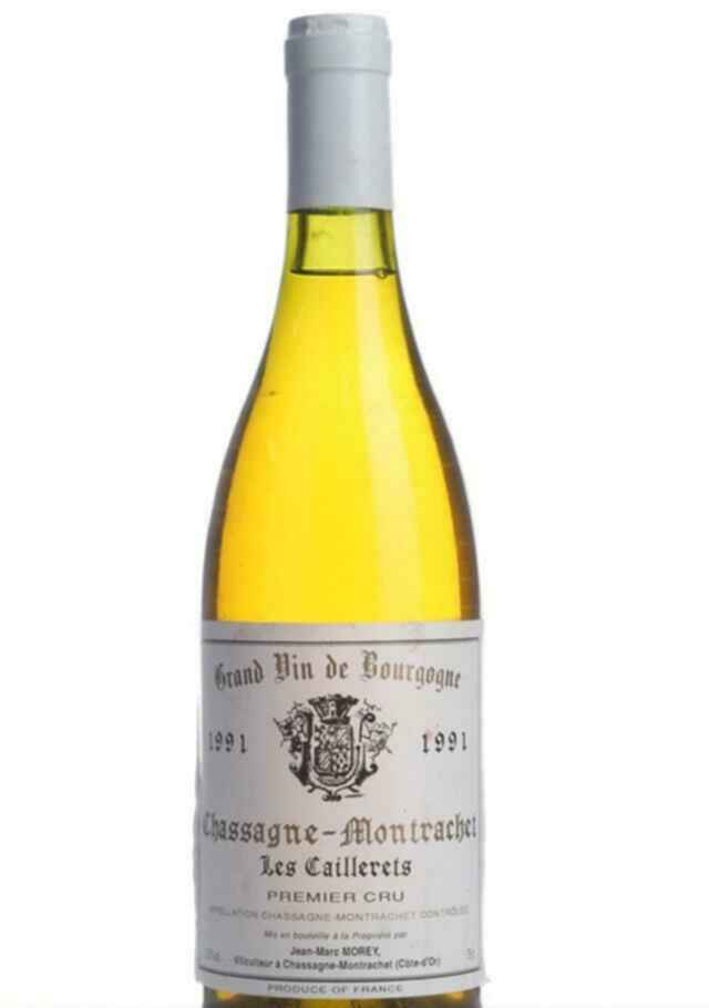Jean Marc Morey Chassagne Montrachet Les Caillerets 1er Cru 1991