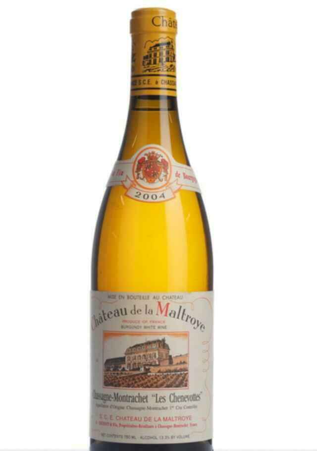 Chateau De La Maltroye Chassagne Montrachet Blanc Les Chenevottes 2004