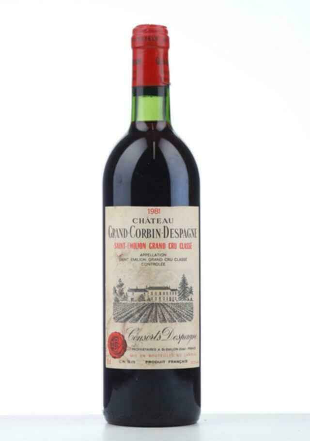 Chateau Grand Corbin Despagne 1981