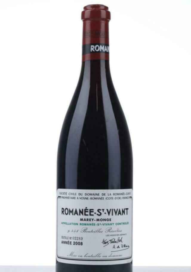 De La Romanee Conti Romanee Saint Vivant Grand Cru 2008
