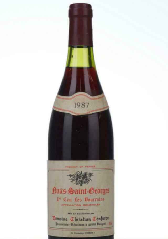 Christian Confuron Nuits St Georges Les Vaucrains 1987