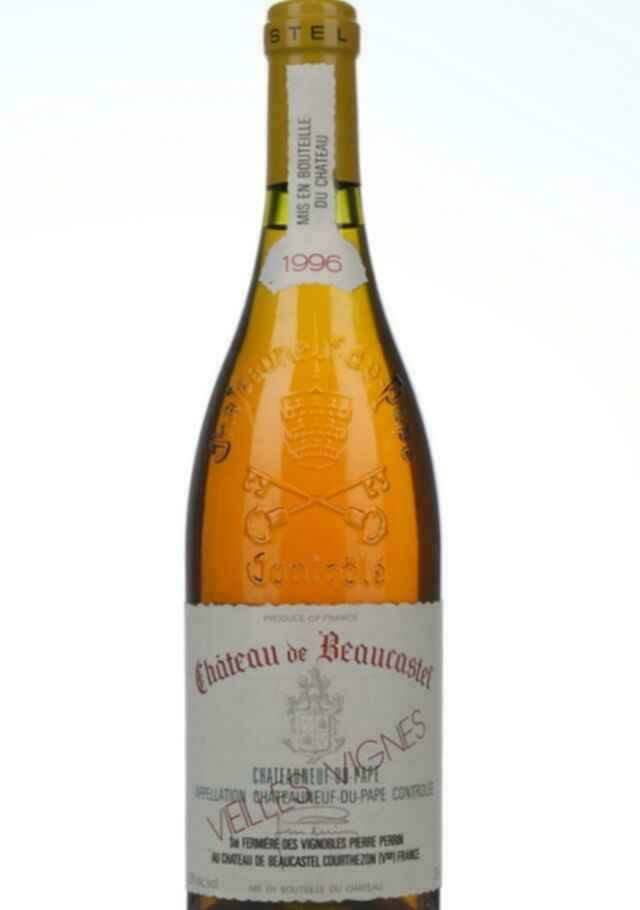 Beaucastel Chateauneuf Du Pape Roussanne Blanc Vieille Vignes 1996