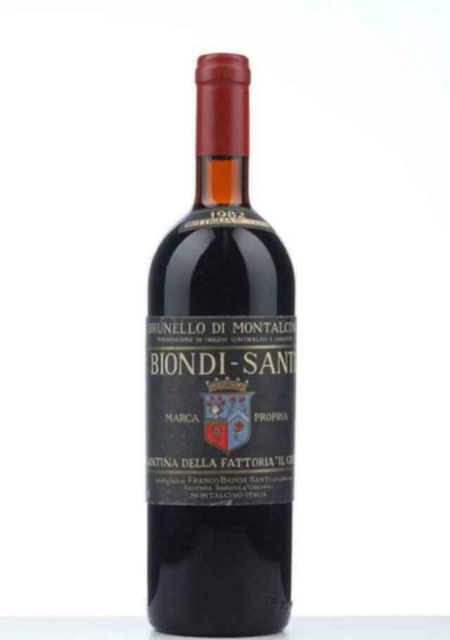 Biondi Santi Brunello Di Montalcino 1982