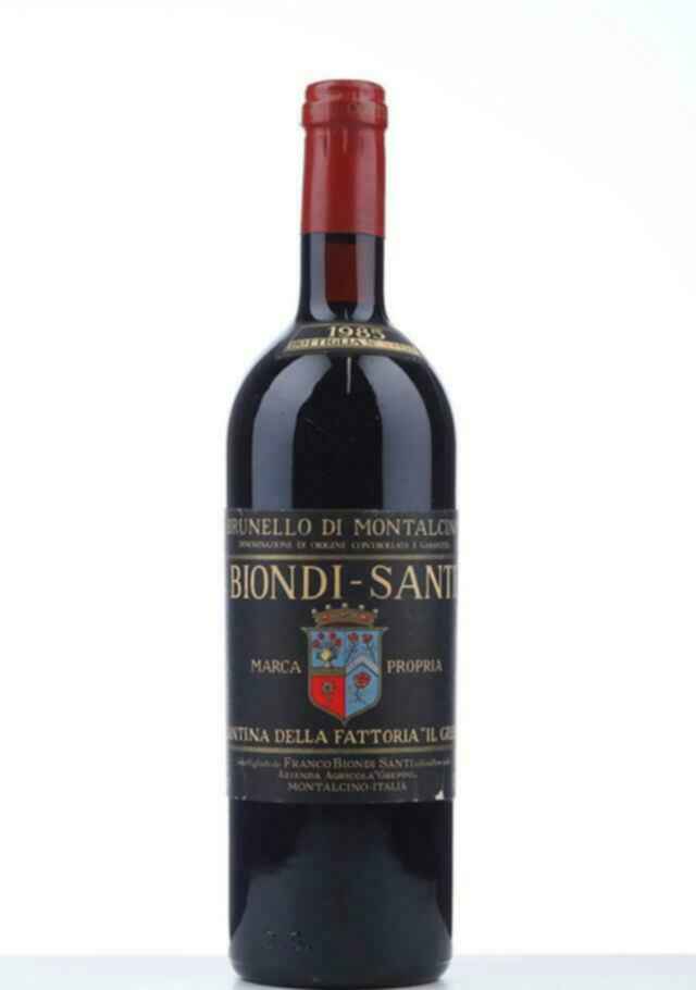 Biondi Santi Brunello Di Montalcino 1985