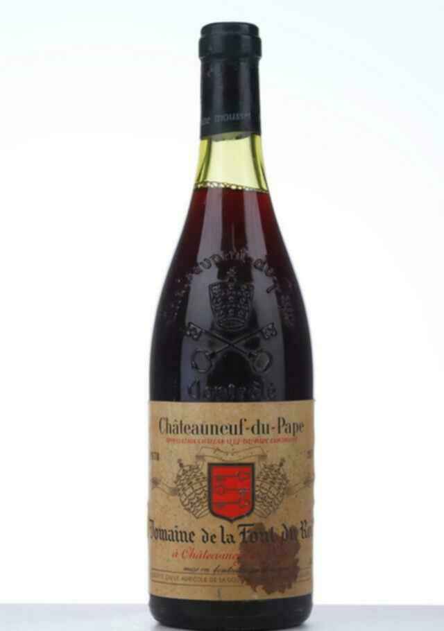 De La Font Du Roi Chateauneuf Du Pape 1978