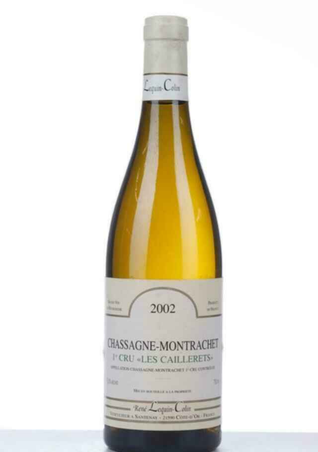 Rene Lequin Colin Chassagne Montrachet Blanc Les Caillerets 1er Cru 2002
