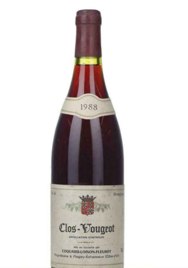 Coquard Loison Fleurot Clos Vougeot Grand Cru 1988