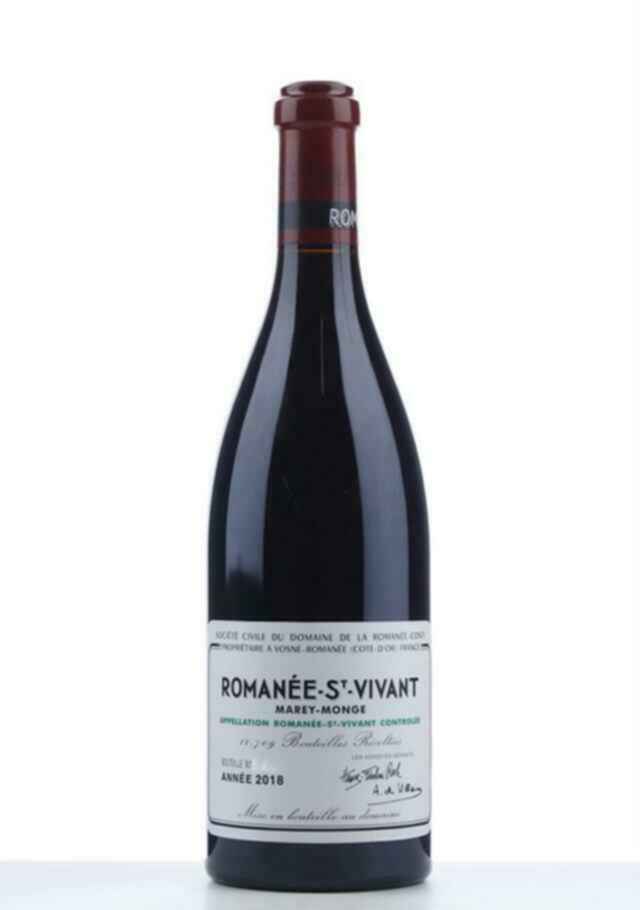 De La Romanee Conti Romanee Saint Vivant Grand Cru 2018