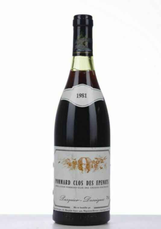 Pasquier Desvignes Pommard Clos Des Epenots, 1981