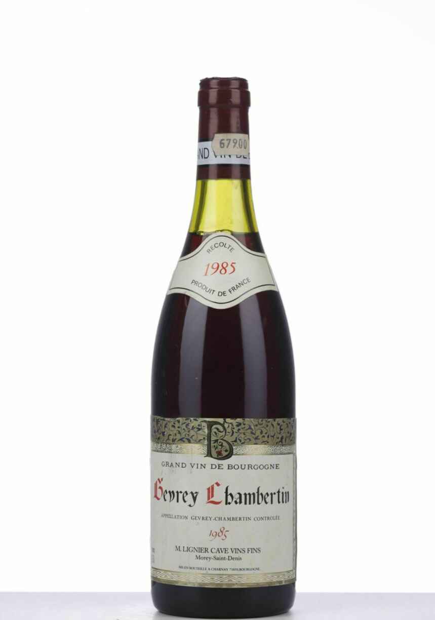 M. Lignier - Cave Vins Fins Gevrey Chambertin, 1985