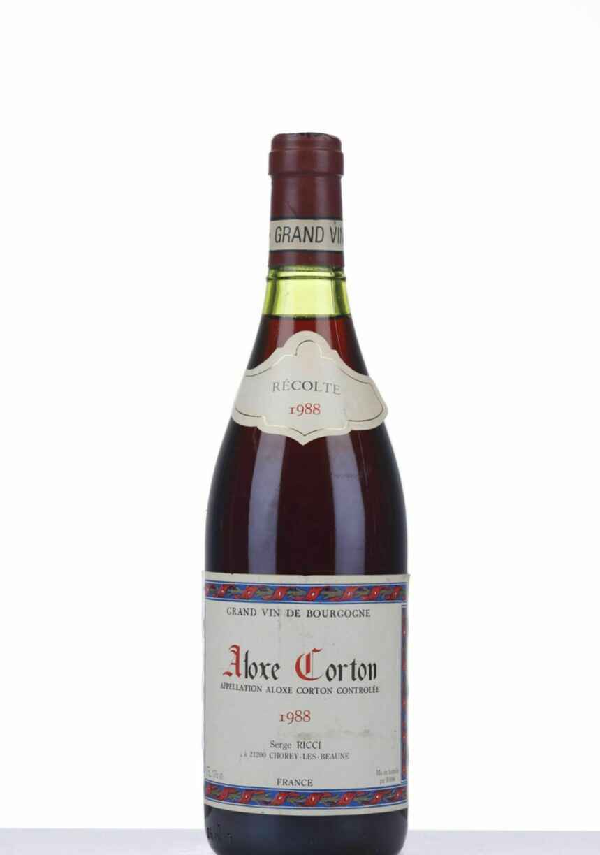 Serge Ricci Aloxe Corton, 1988