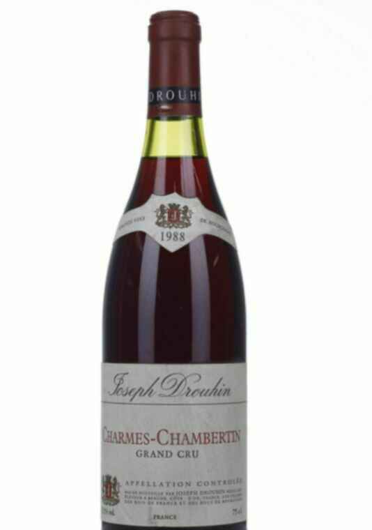 Joseph Drouhin Charmes Chambertin Grand Cru, 1988